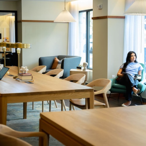 people sitting in a lounge