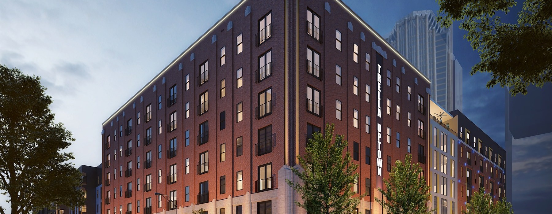 a large building with many windows