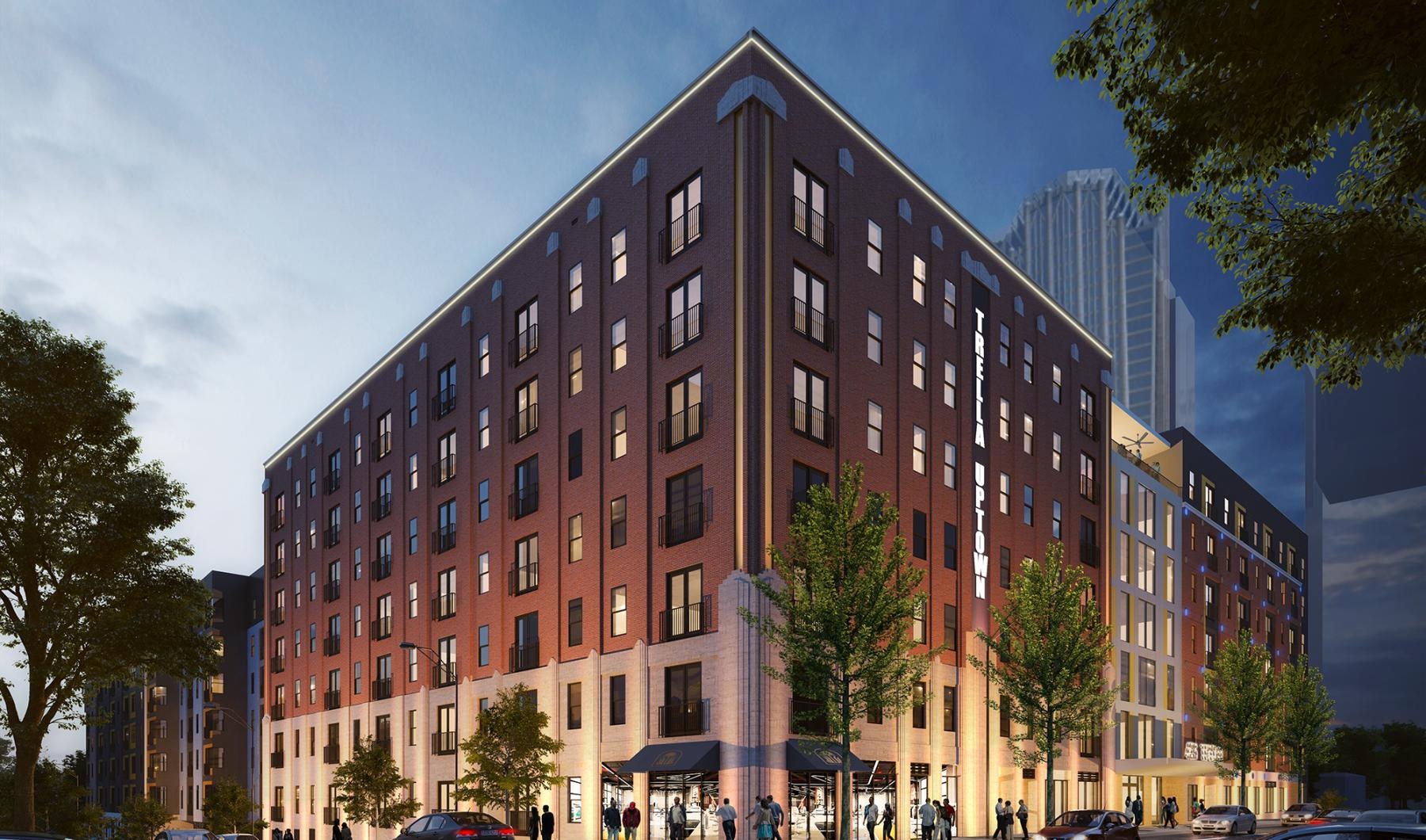 a large building with many windows